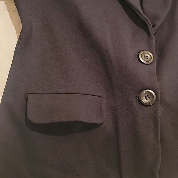 Veronica M Classic Black Blazer Sz Med - Picture 7 of 8